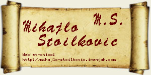 Mihajlo Stoilković vizit kartica